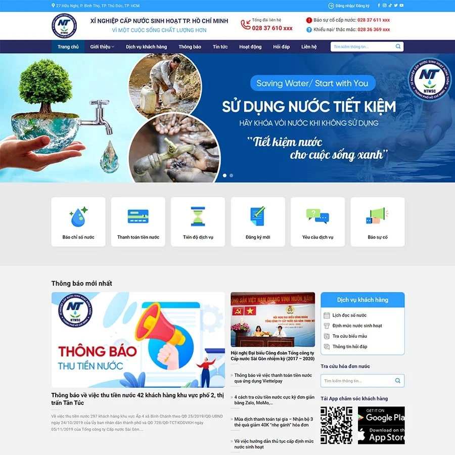 cap nuoc cong minh web